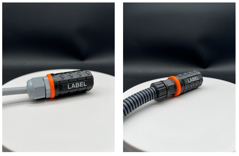 Wire safety end cap