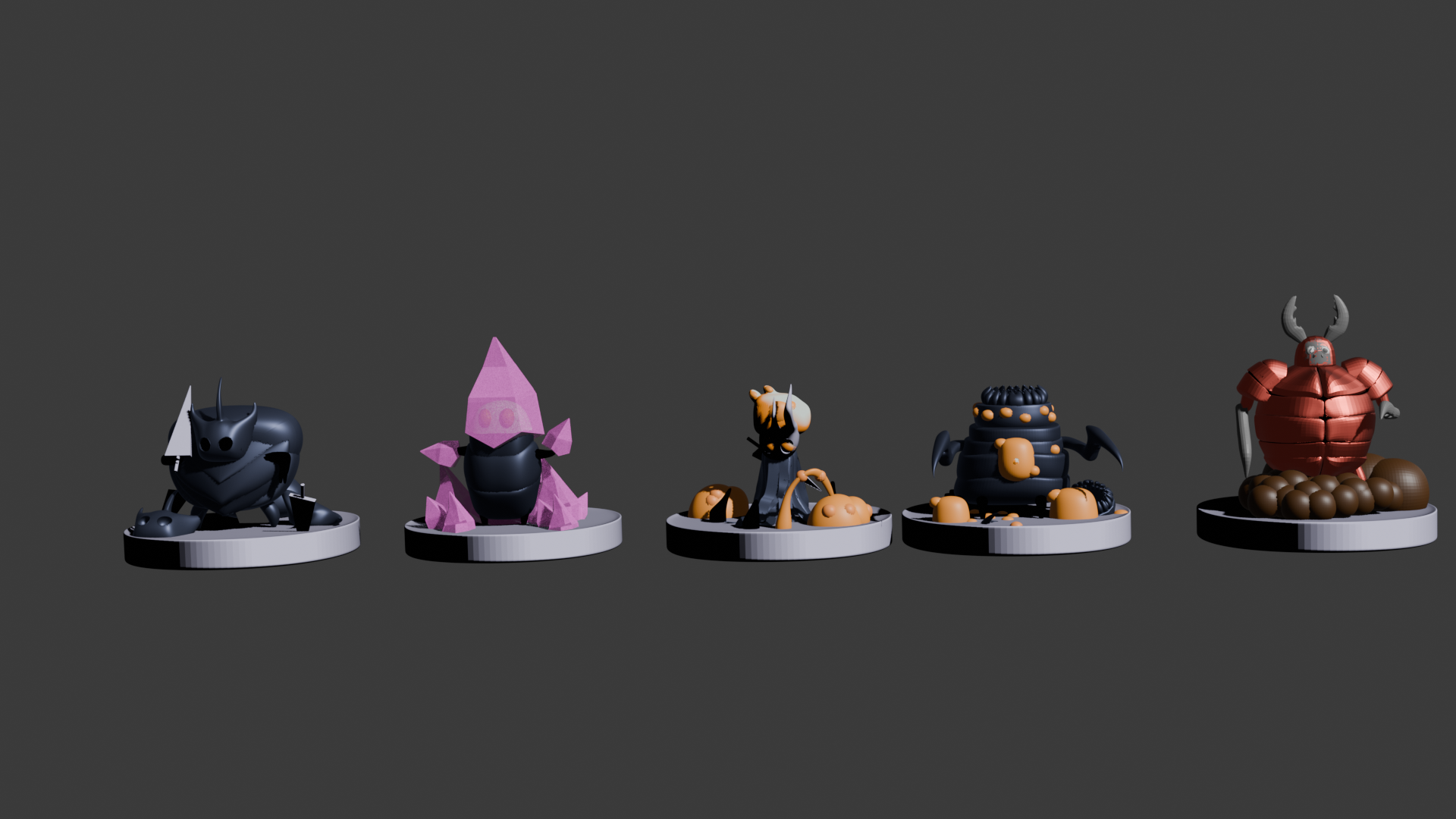 Hollow Knight bosses(some)