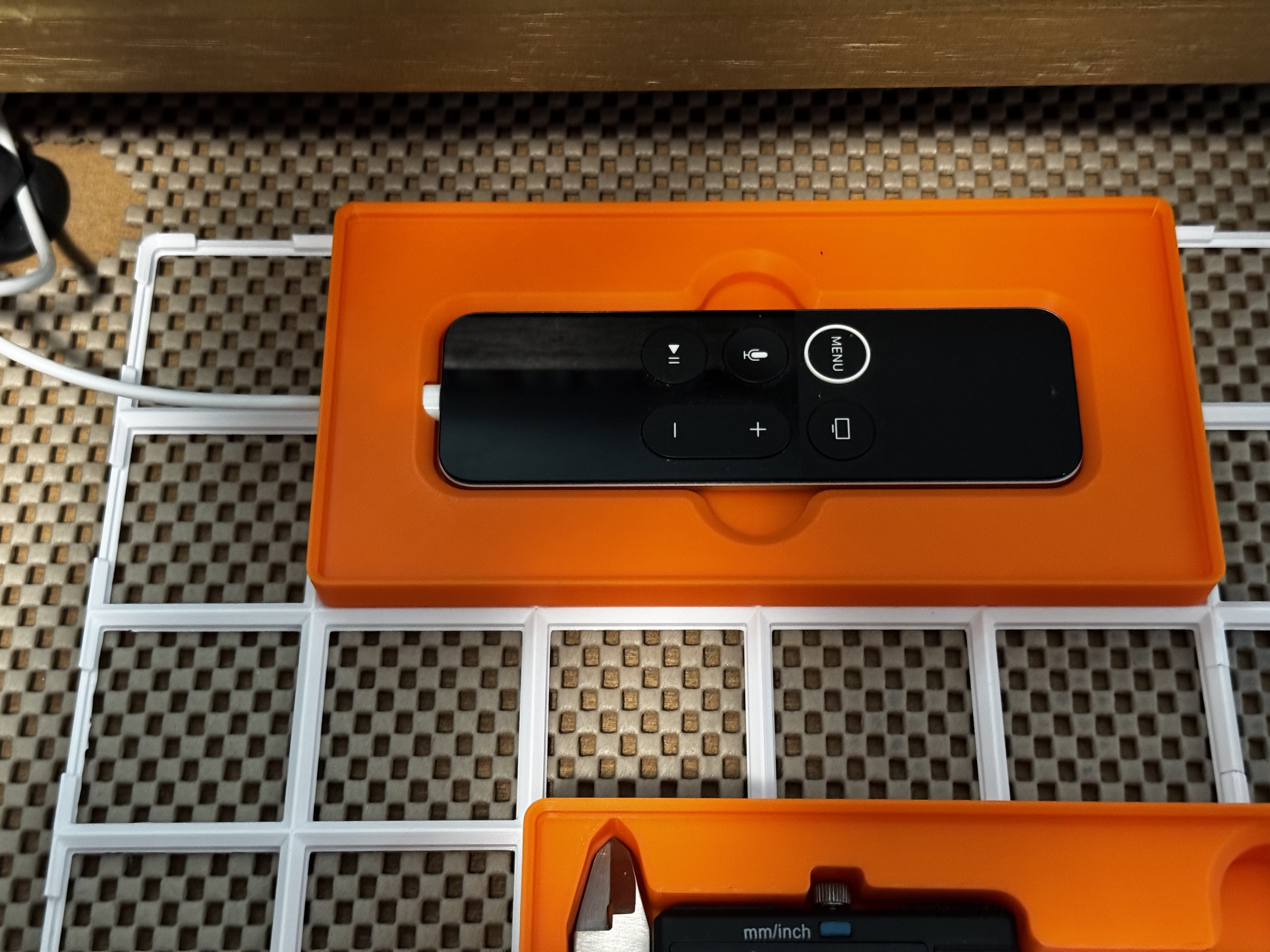 Gridfinity Apple TV 4K Remote (2x4)