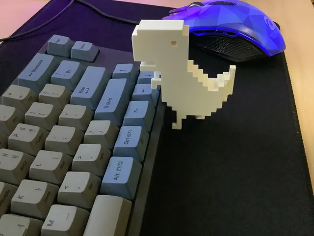 3D Google Dinosaur t-rex