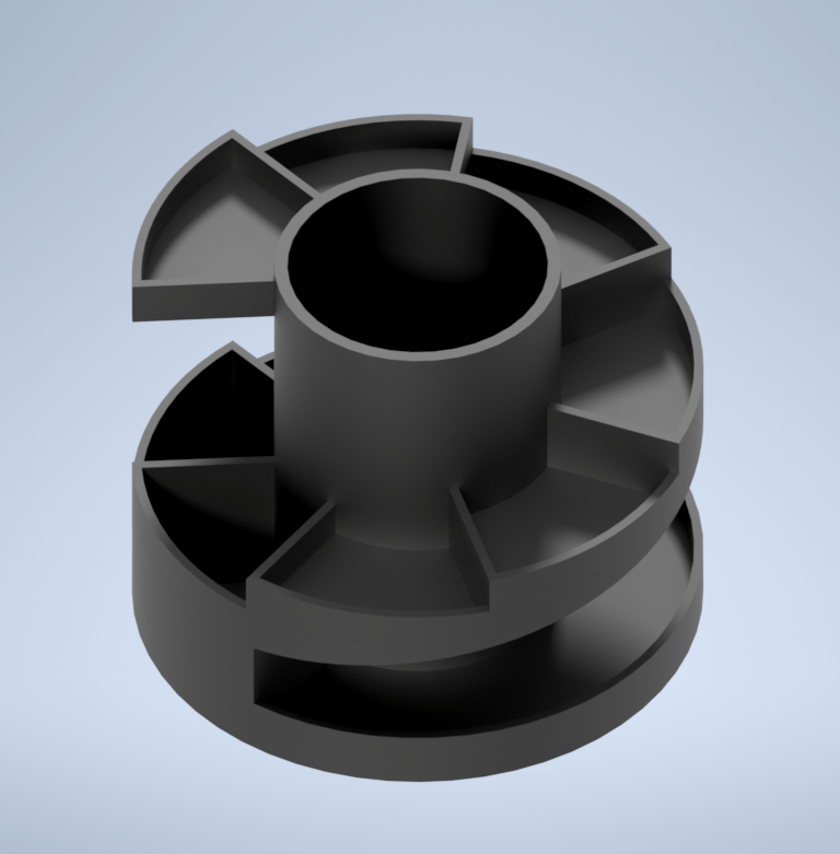 Helical pencil holder