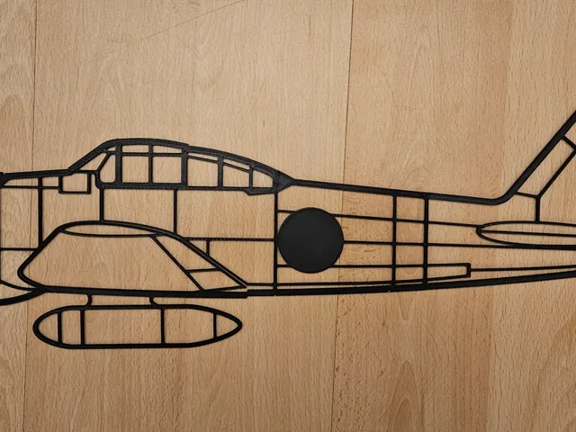Aircraft Wallart series A6M2 Zero (Large)