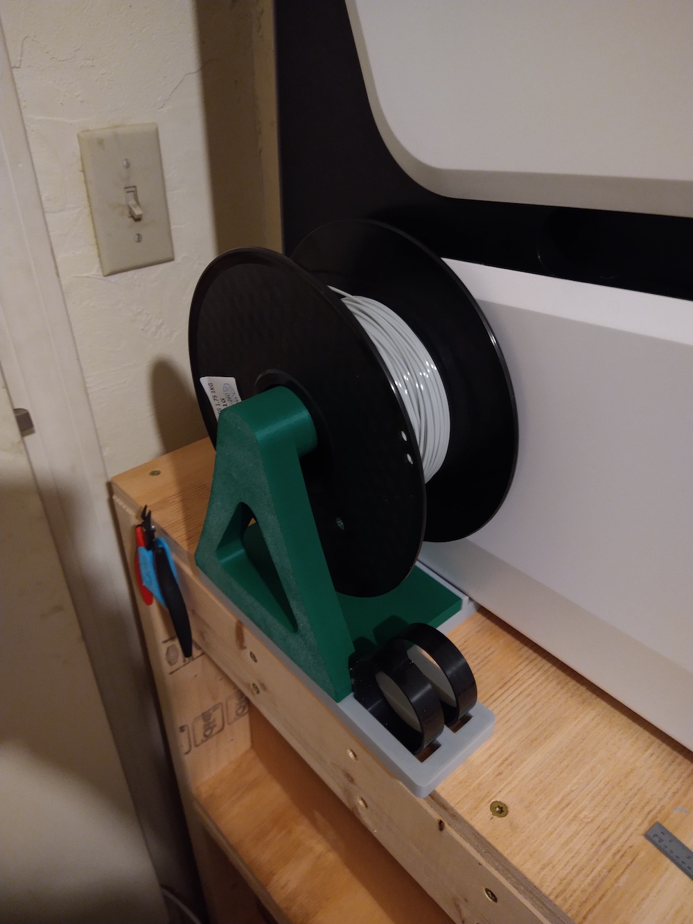 Qidi X-Plus-3 Side Drybox Holder with Swappable Spool Holder