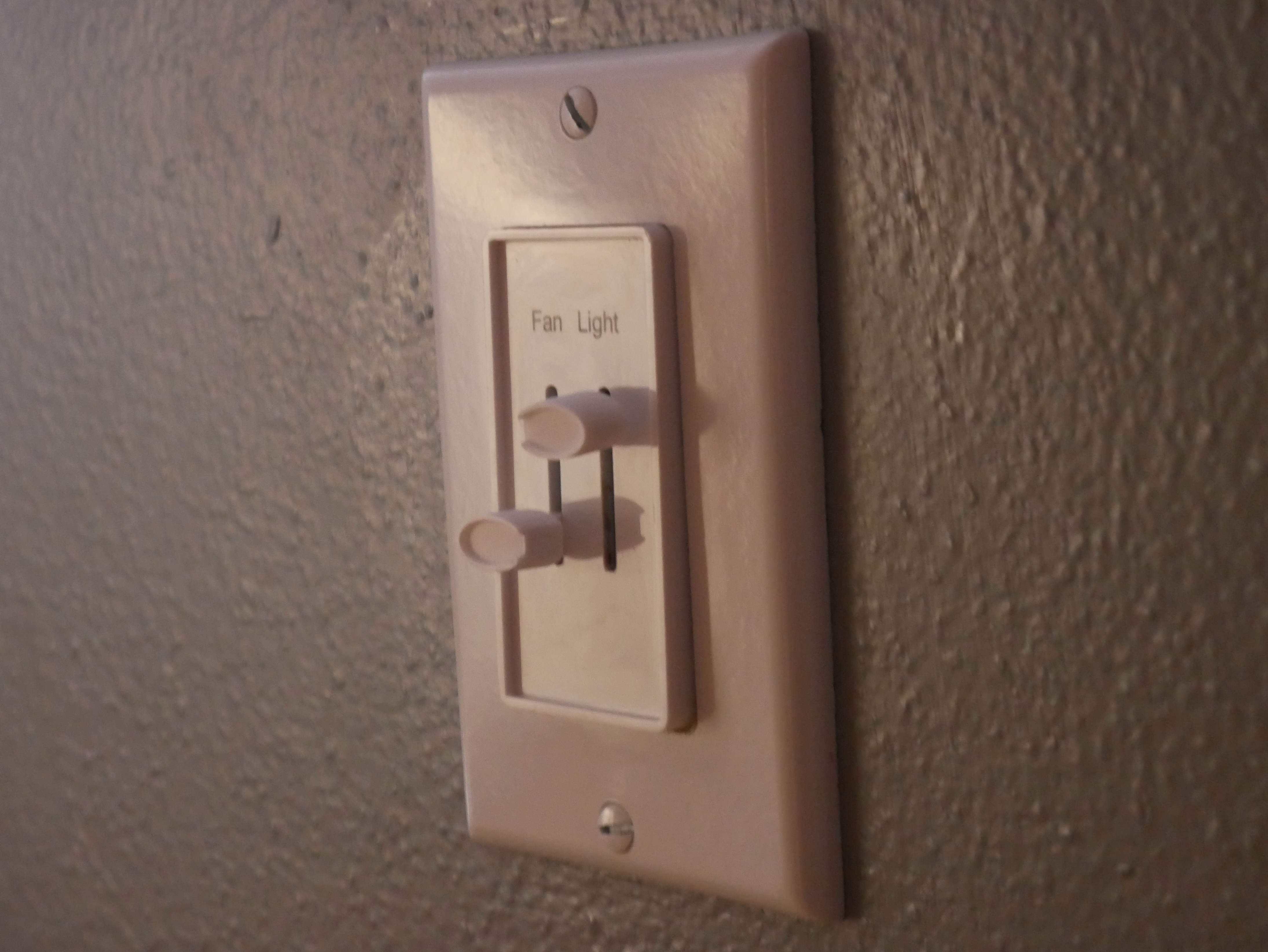 Fan slider switch cap replacement