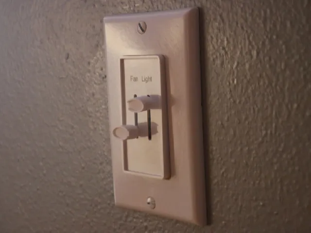 Fan slider switch cap replacement