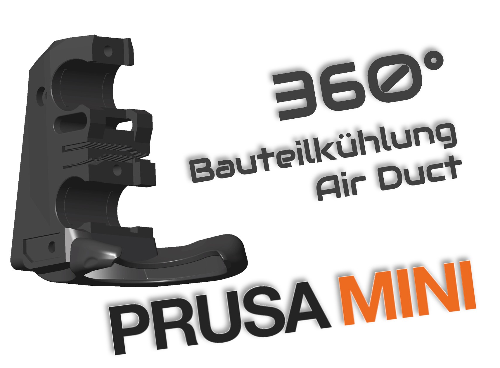 Prusa Mini 360° Bauteilkühlung / Shroud