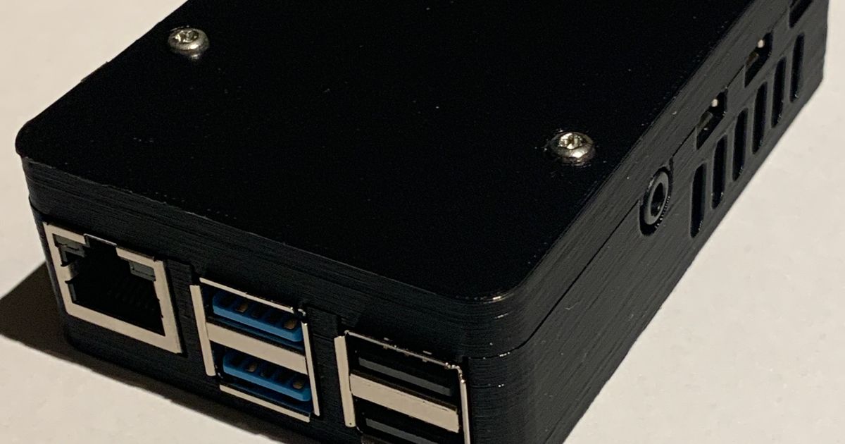 Raspberry Pi 4 B Case por Ruve | Descargar modelo STL gratuito ...