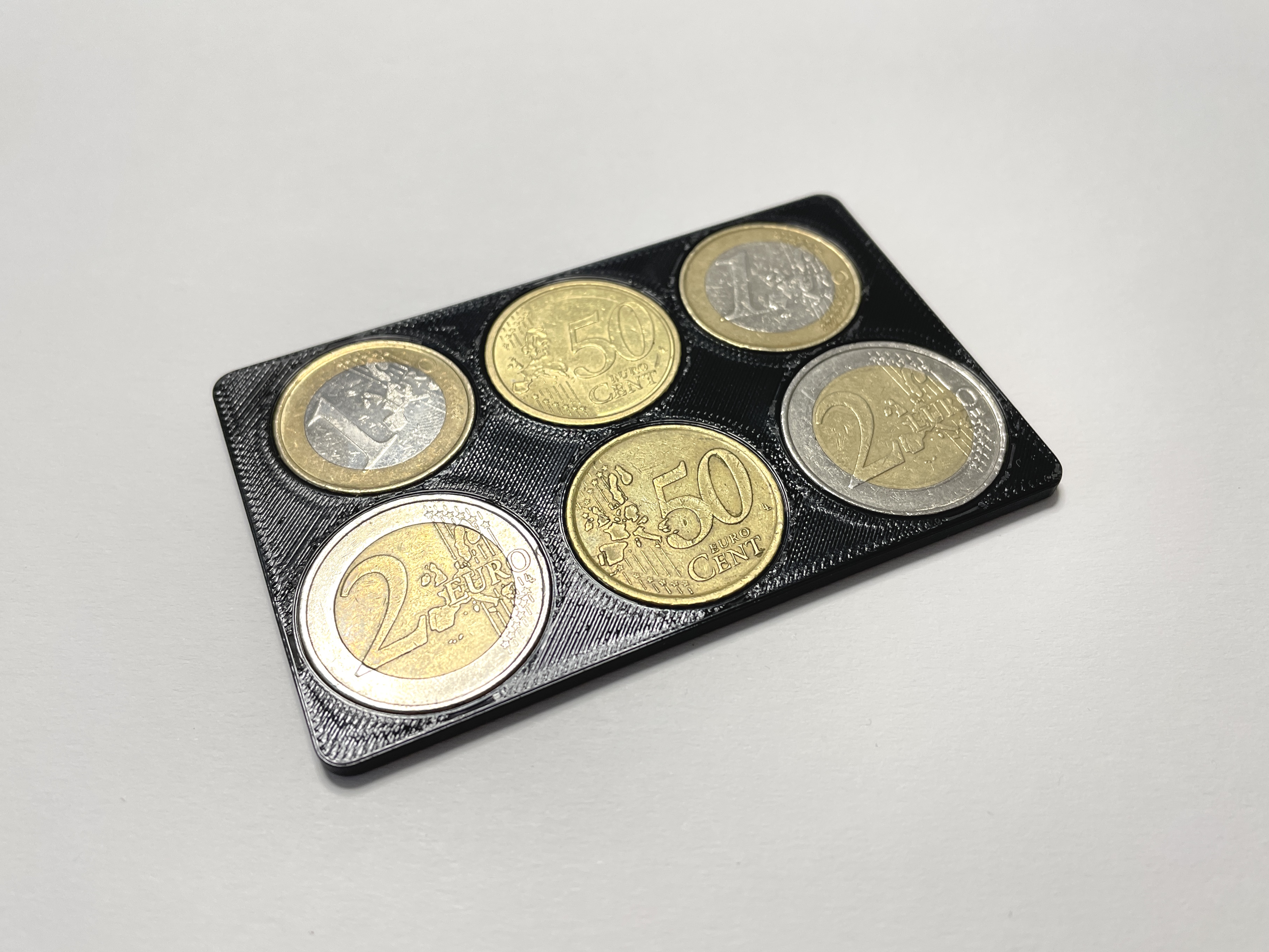 Credit Card Euro Coins Holder