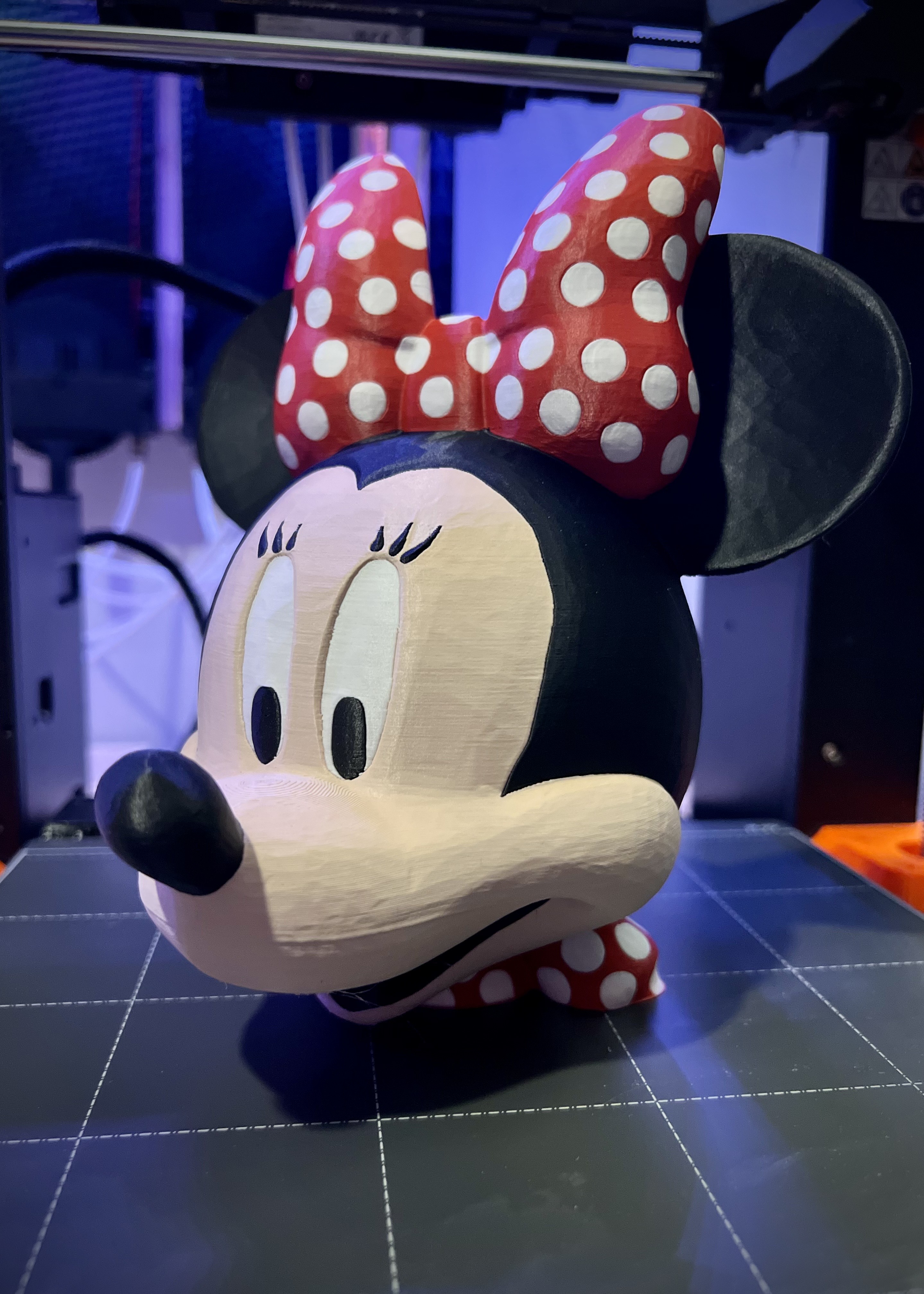 Painted model w/ painted supports