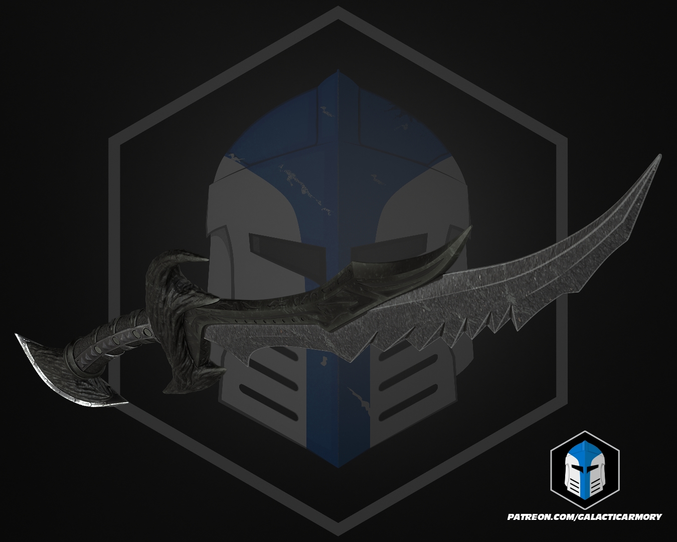 Daedric Sword - 3D Print Files