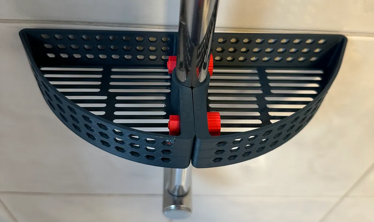 Shower Basket 3D model thumbnail