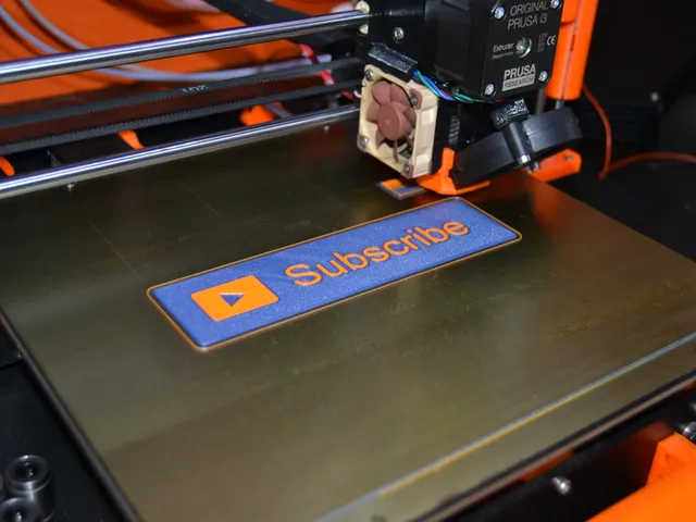 Youtube Subscribe plate - Dual color MMU print