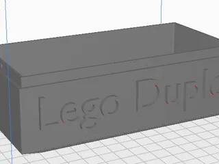 Lego storage box by 3DPrints&Builds, Download free STL model