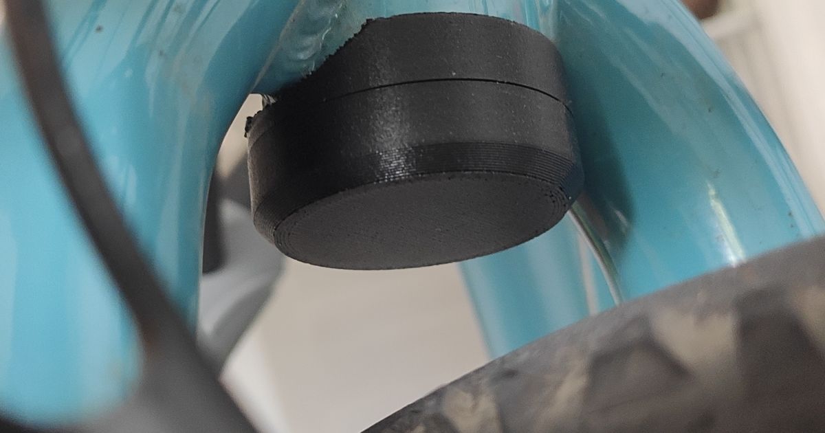 Airtag holder for bike fork by twothingies Download free STL model