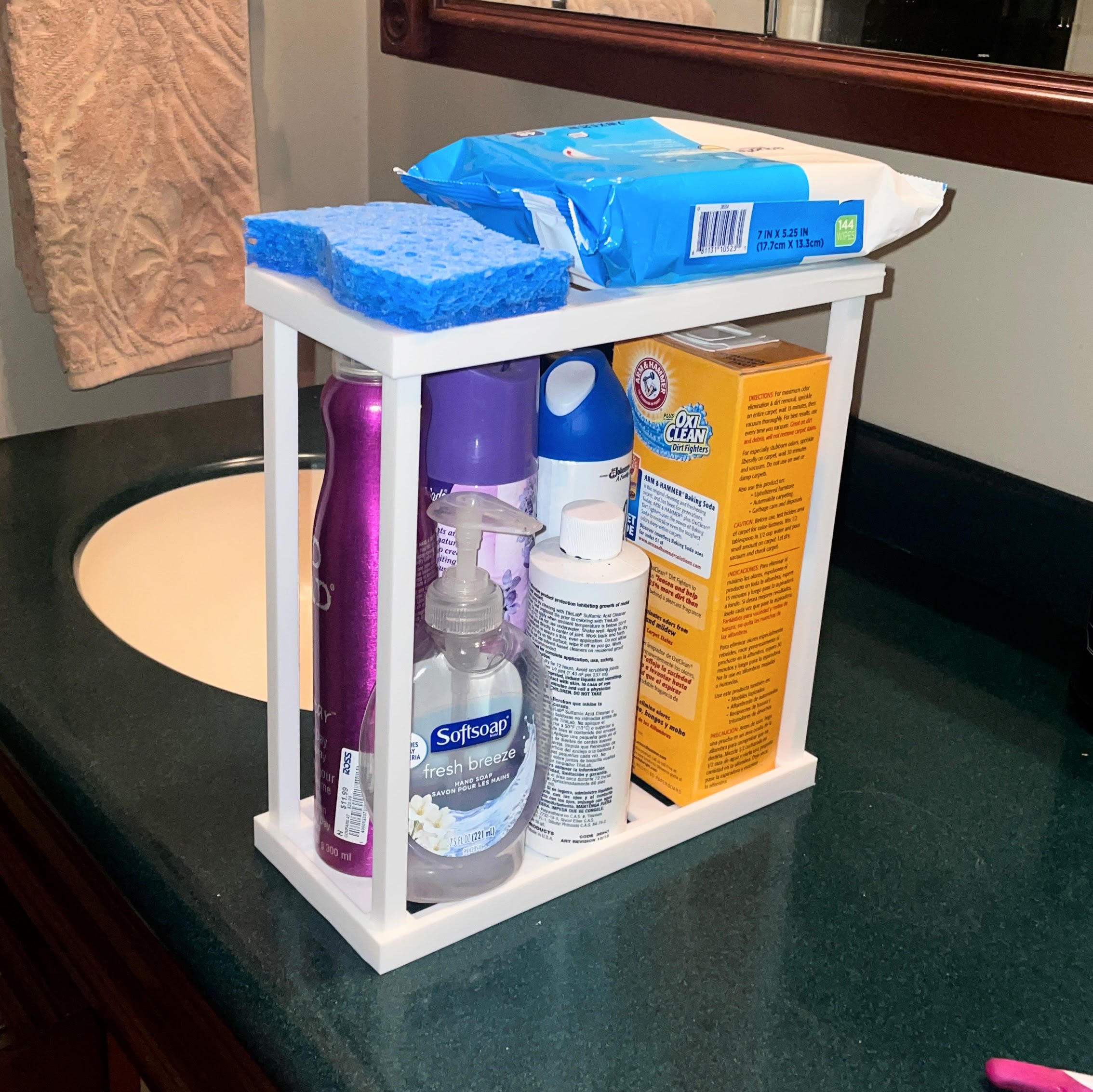 Under-Sink Storage Shelf Organizer