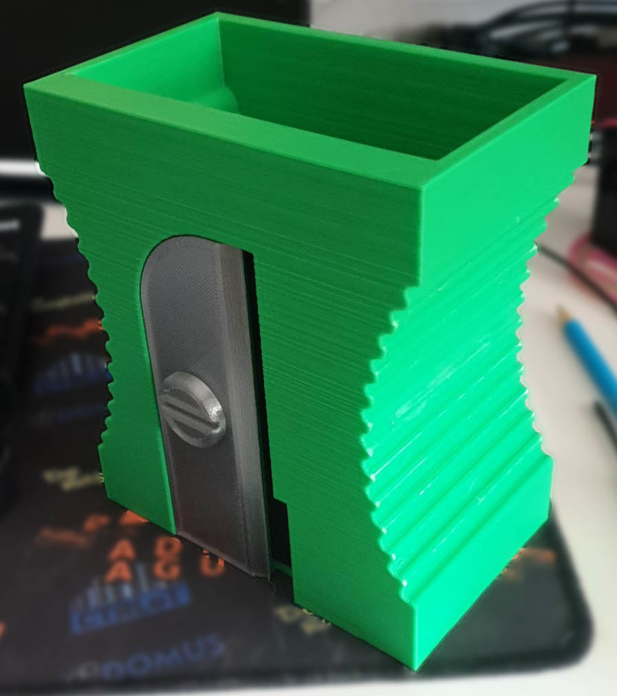 Pencil Sharpener pencil case with secret compartment