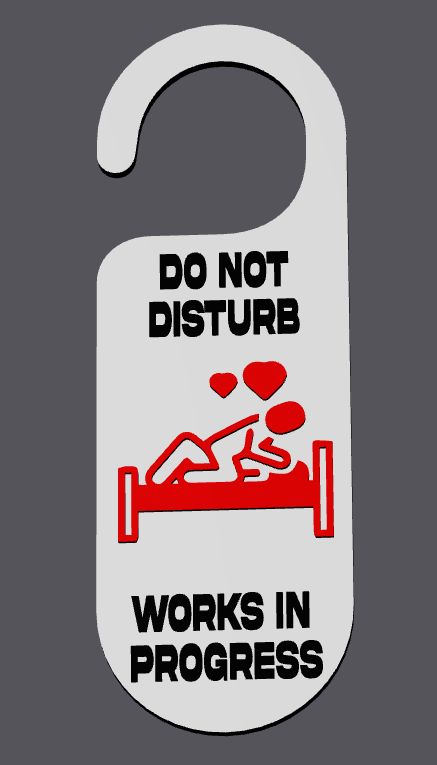 Do Not Disturb Sex 2 By Dukone Dev Download Free Stl Model