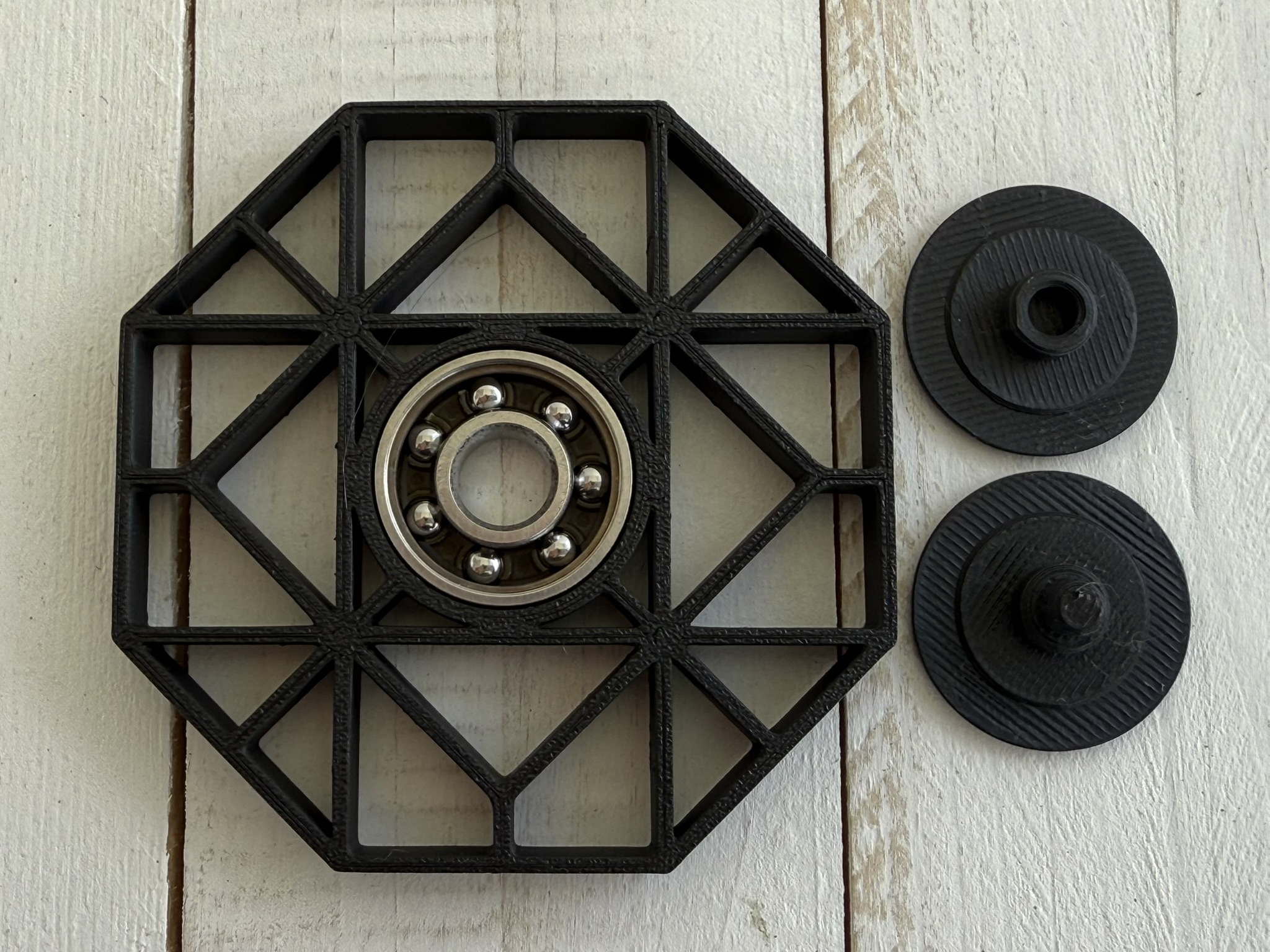 Abstract Octagon Fidget Spinner with one 608 Bearing — thumbnail 2