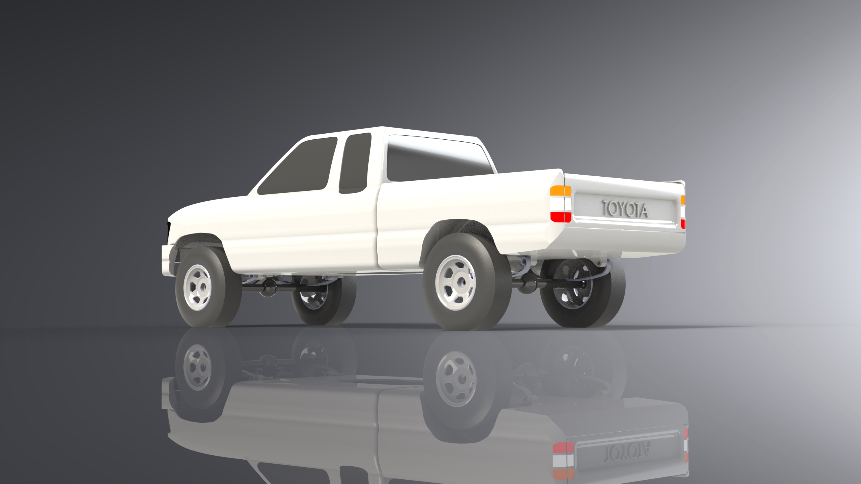 Toyota Hilux Pickup 1991 Ext cab (1:14) Scale Model