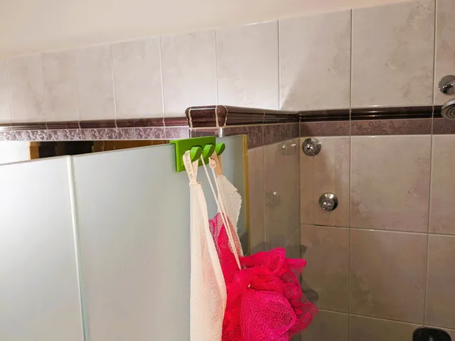 Shower Glass Hanger