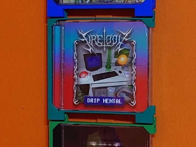 Wall Mounted CD Jewel Case Holder