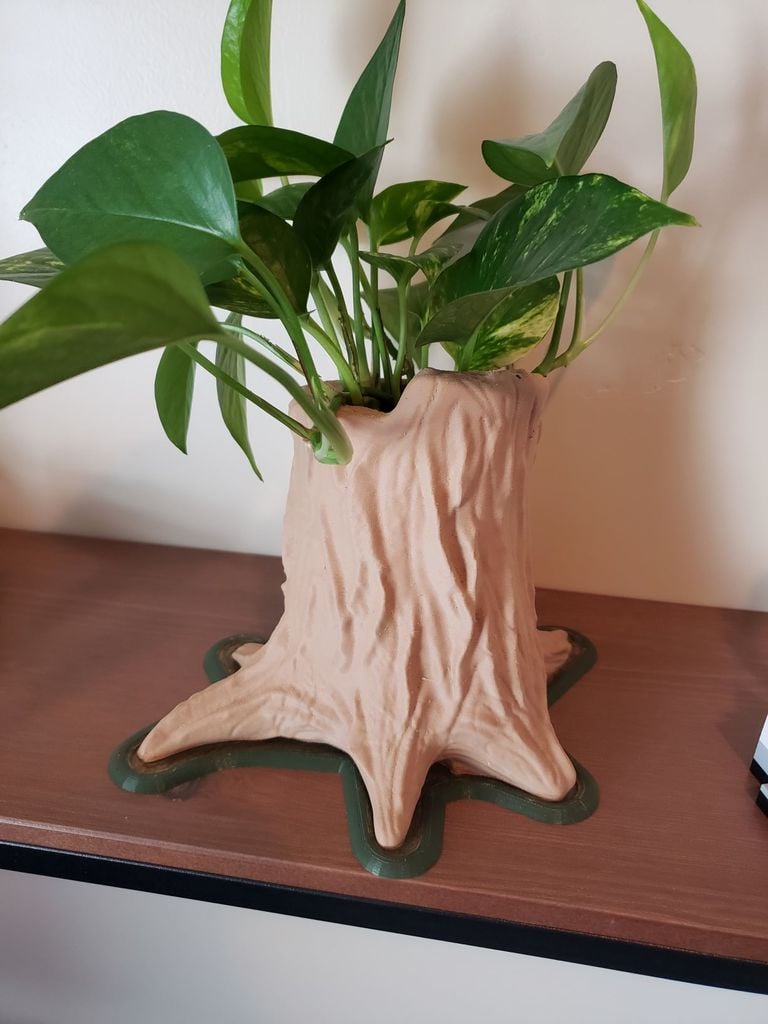 Tree Stump Planter Base