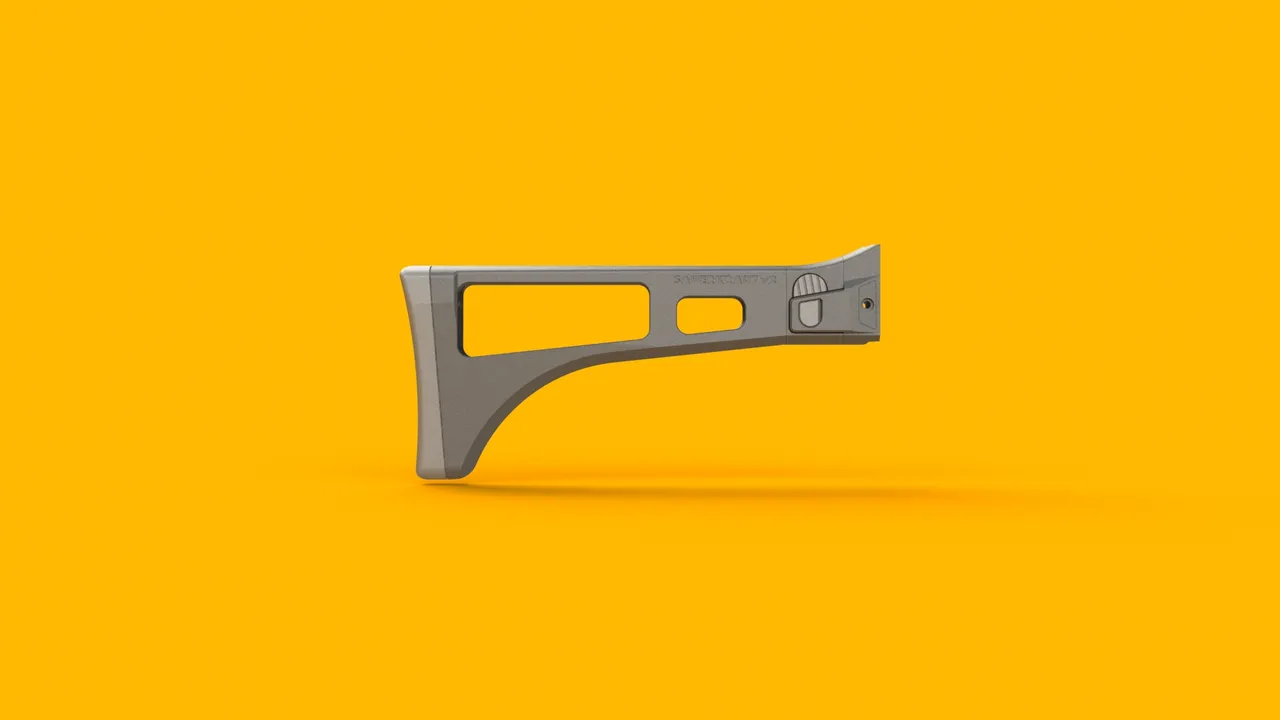 Sauerkraut V2 Folding Brace and Stock by KN16 Download free STL model
