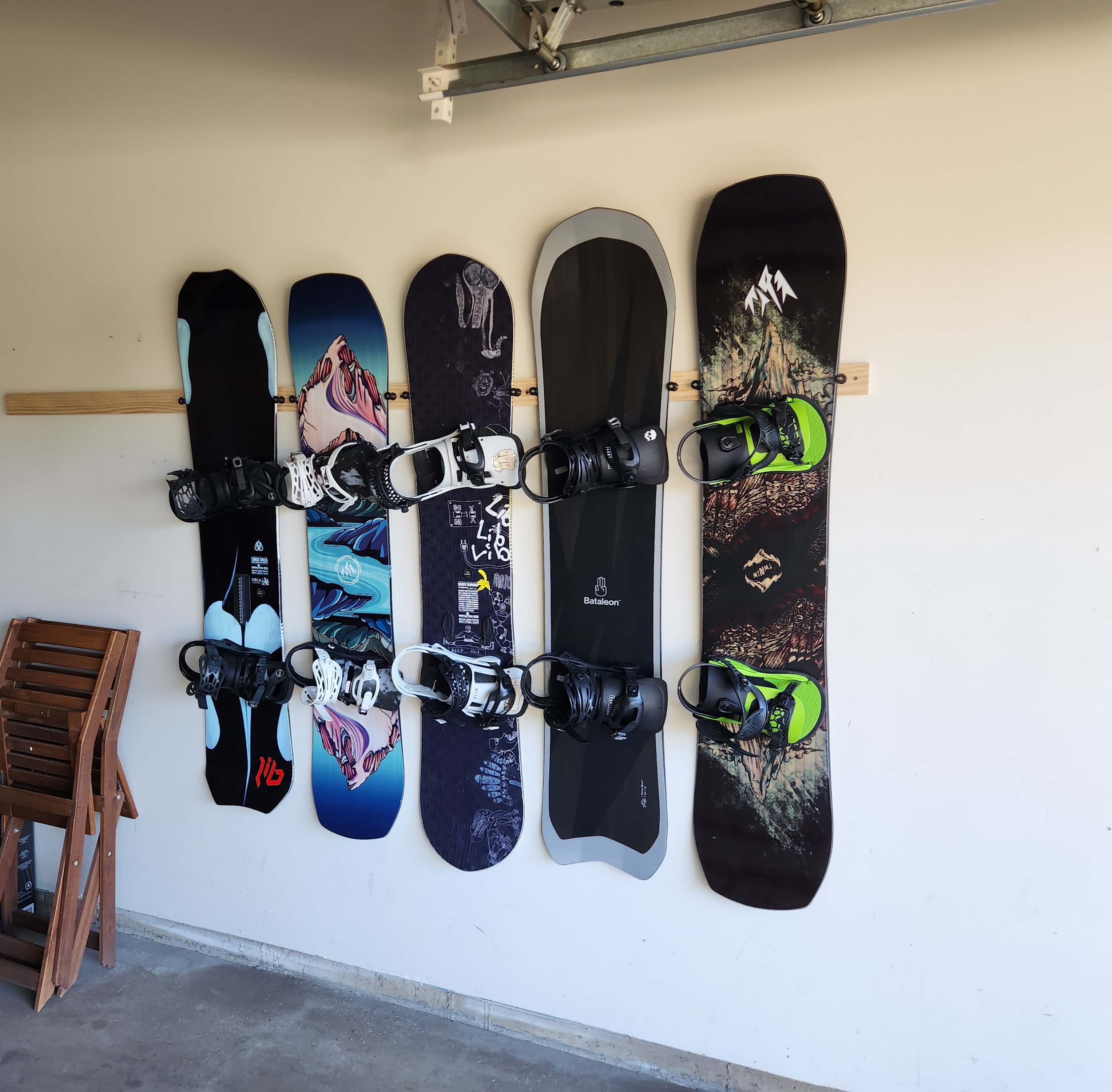 Snowboard Wall Mount