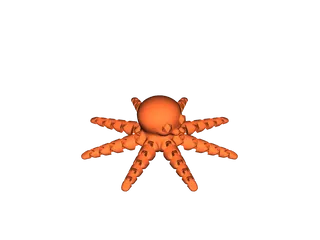 Articulated Cute Mini Octopus by dillydally | Download free STL model ...