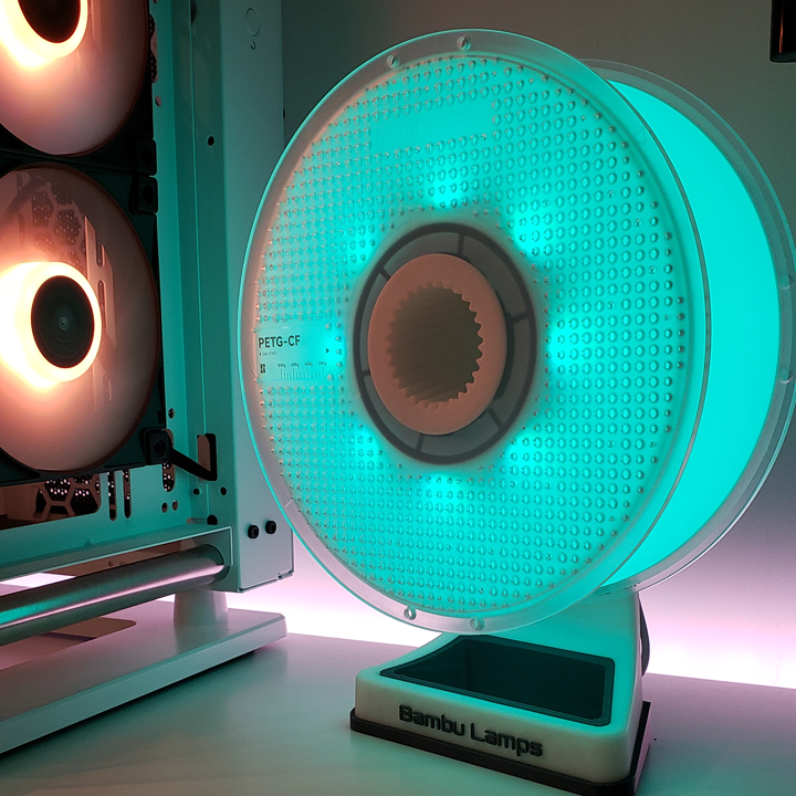 Miniatura 2 do modelo 3D Bambu Lamps LED Spool