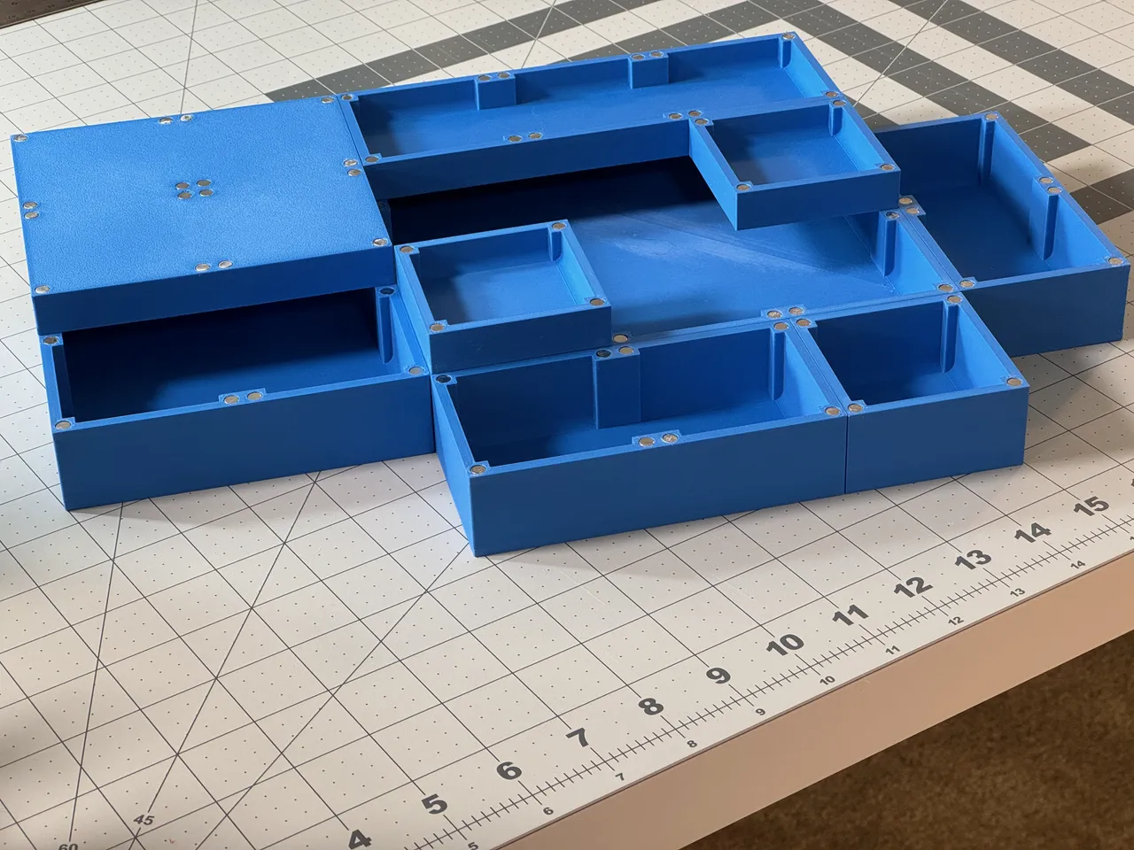 Magnetic Modular LEGO Tray System by Stephen Kowalski, Download free STL  model