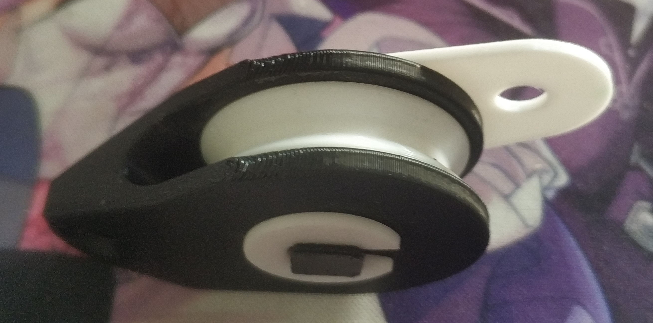 A extra eyelet for Strong Pulley 100% 3D Printable 3D model thumbnail