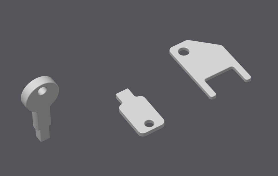 keys for the dispenser