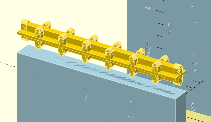 Customizable IKEA Components - Parametric connector with plugs — thumbnail 2