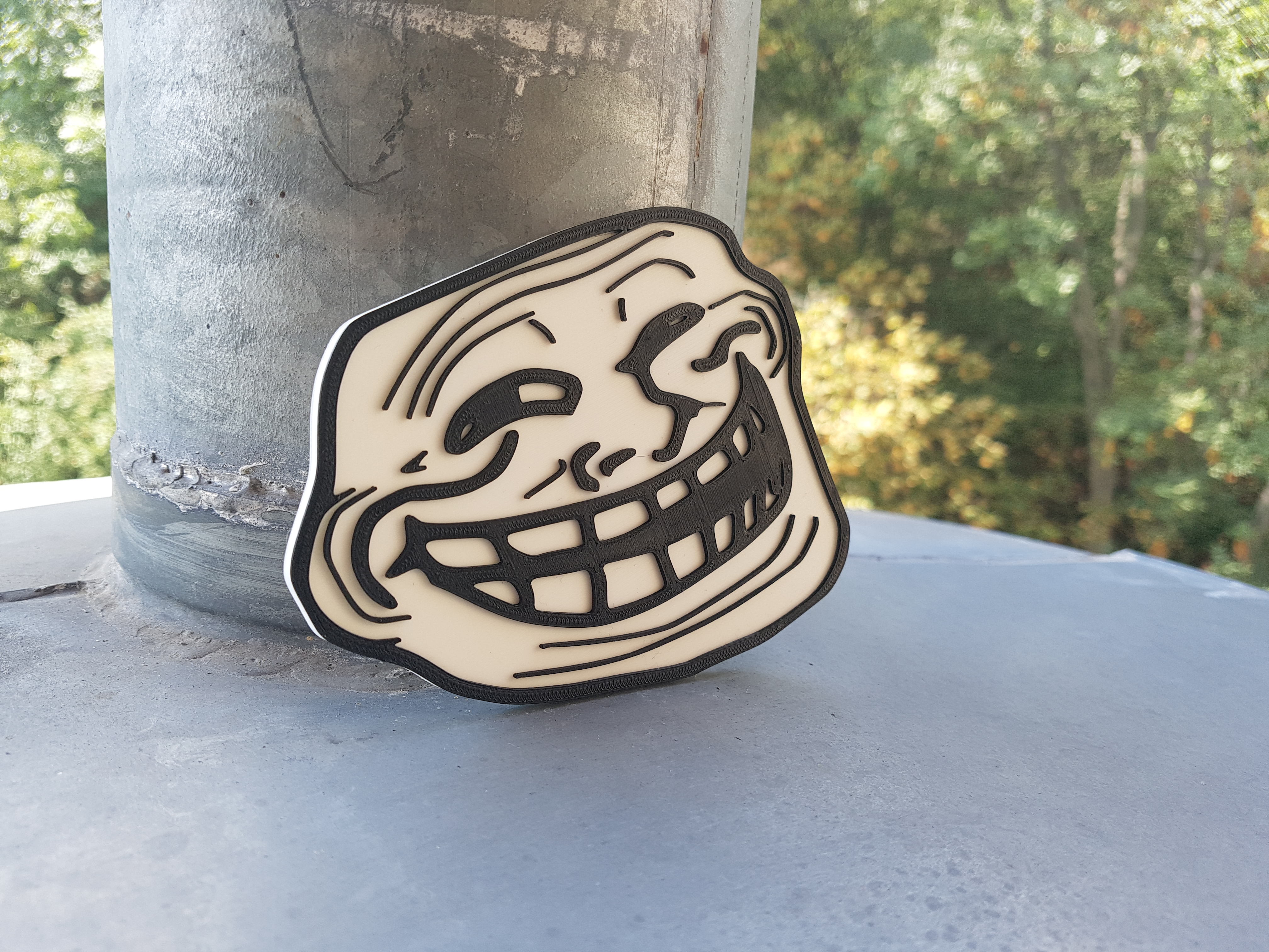 Miniatura 3 do modelo 3D Trollface Magnet