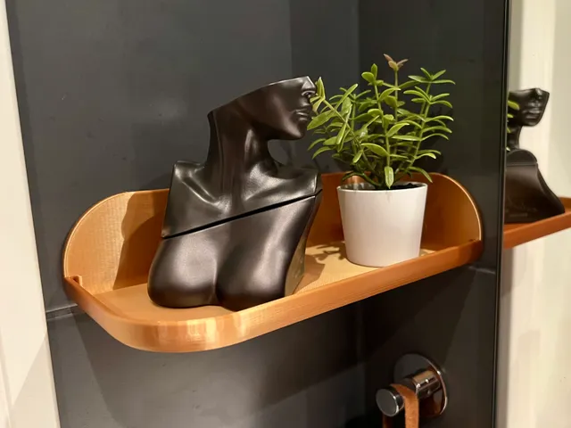 Bathroom corner shelf