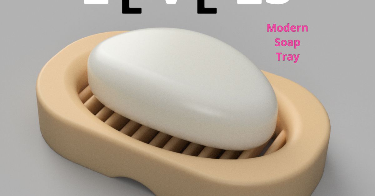 Levels Soap Tray by Snail Download free STL model