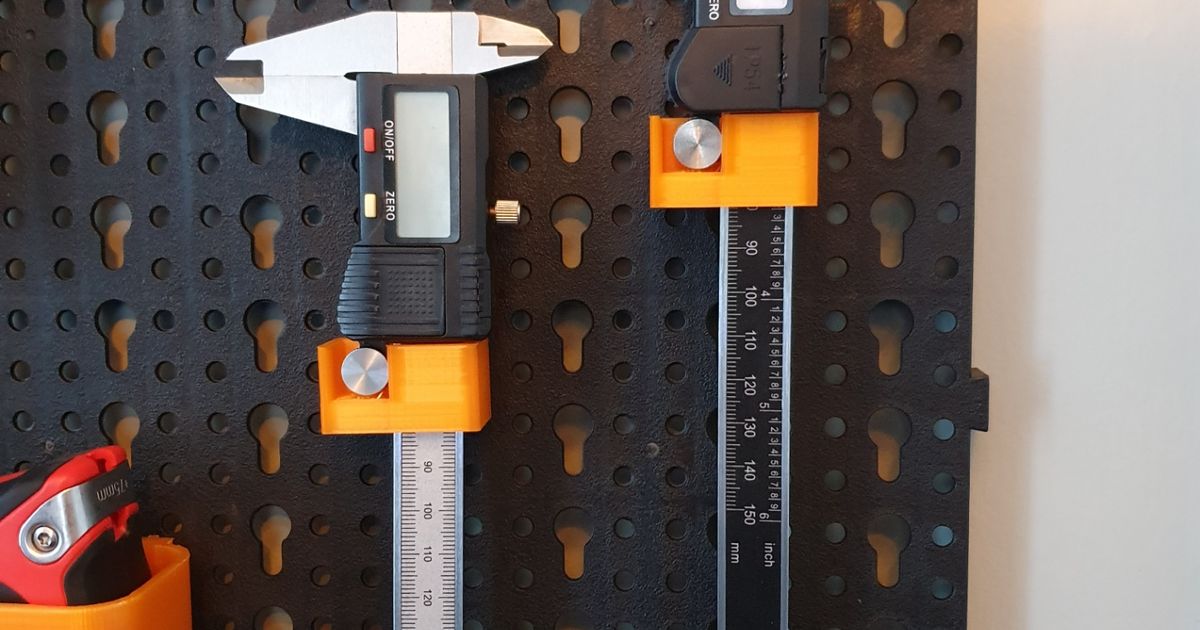 Parkside pegboard digital caliper hanger by Fredrik Jansson Download