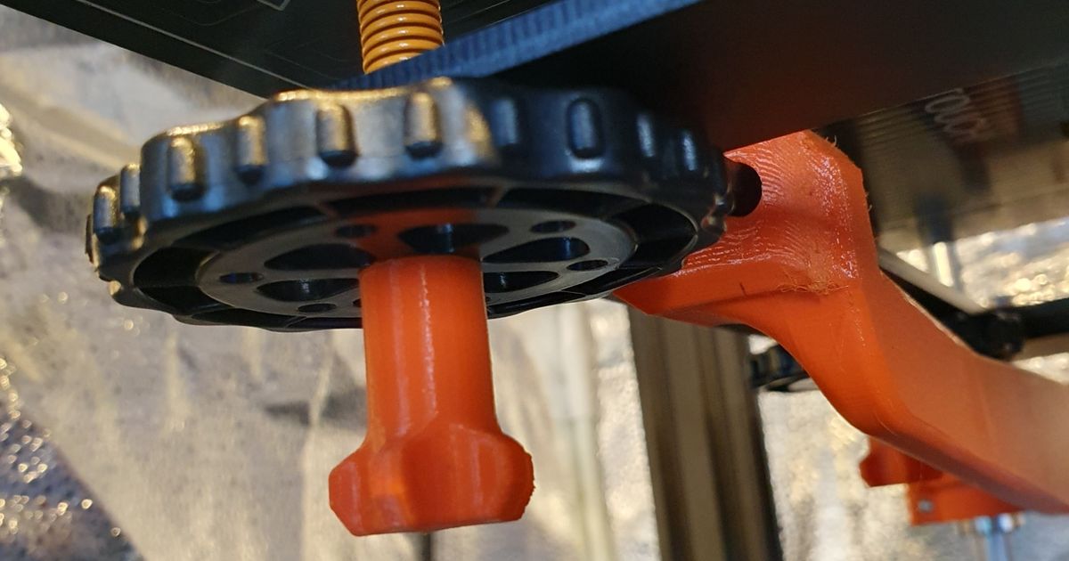 Creality Ender bed leveling lock by Fredrik Jansson | Download free STL ...