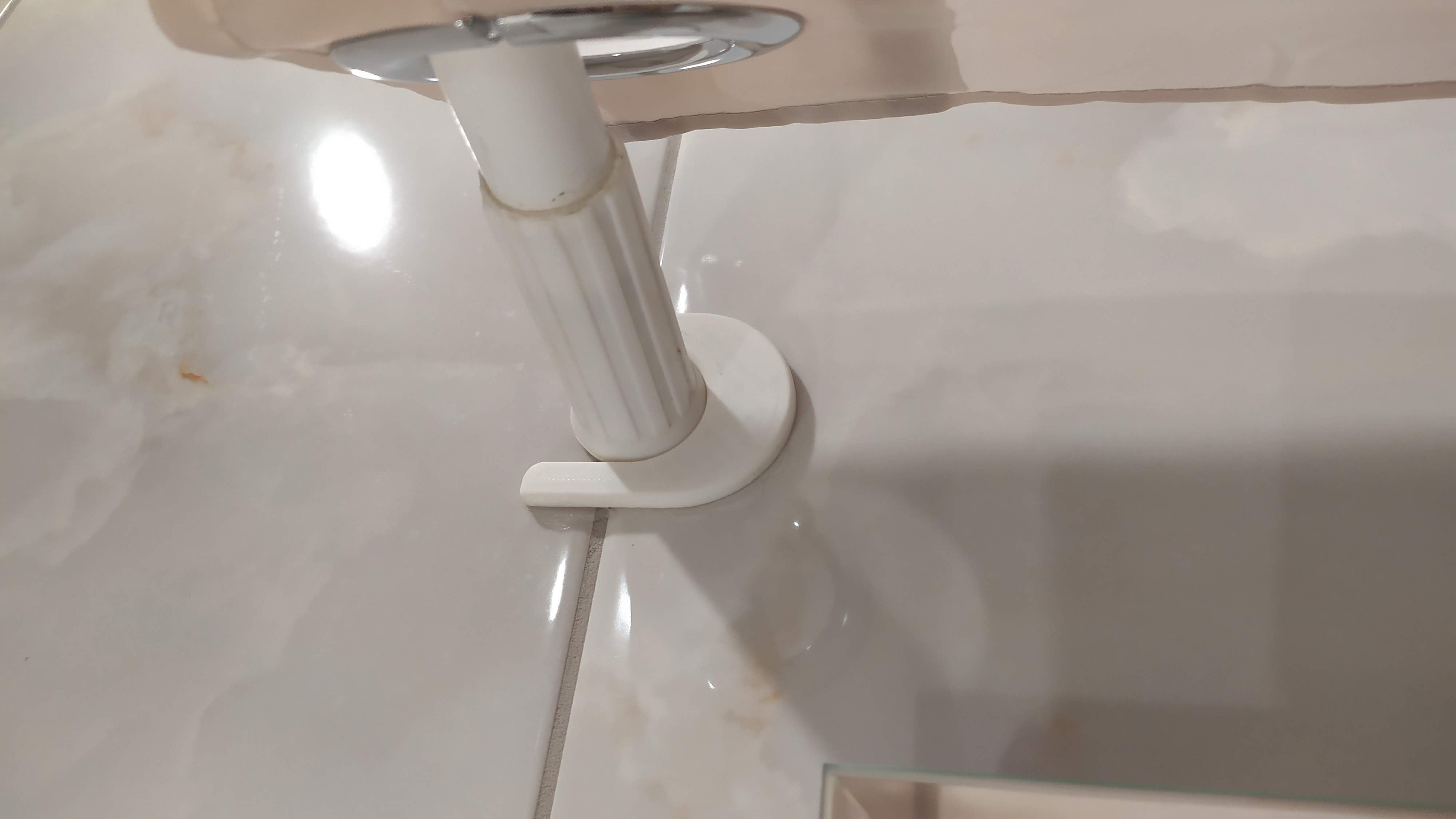 Shower Curtain Rod holder by SG Download free STL model