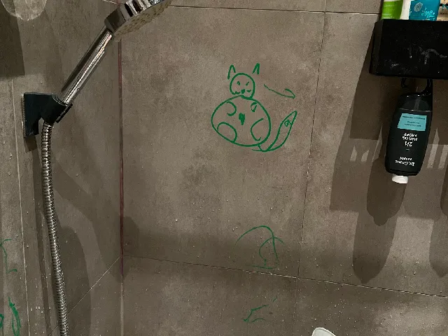 Childrens shower head holder