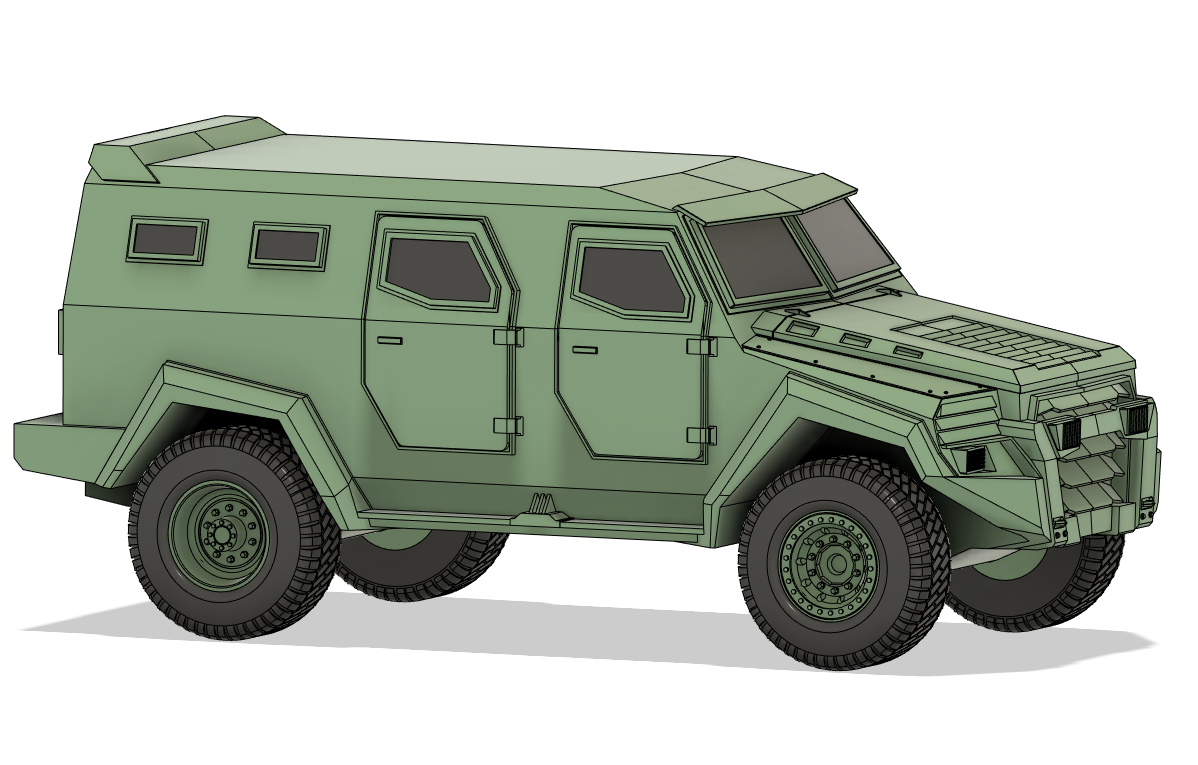 Armored Cars INKAS SENTRY by Vajcner | Download free STL model ...