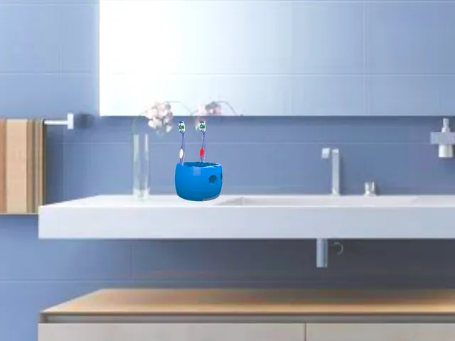organizer for bathroom toothbrush holder