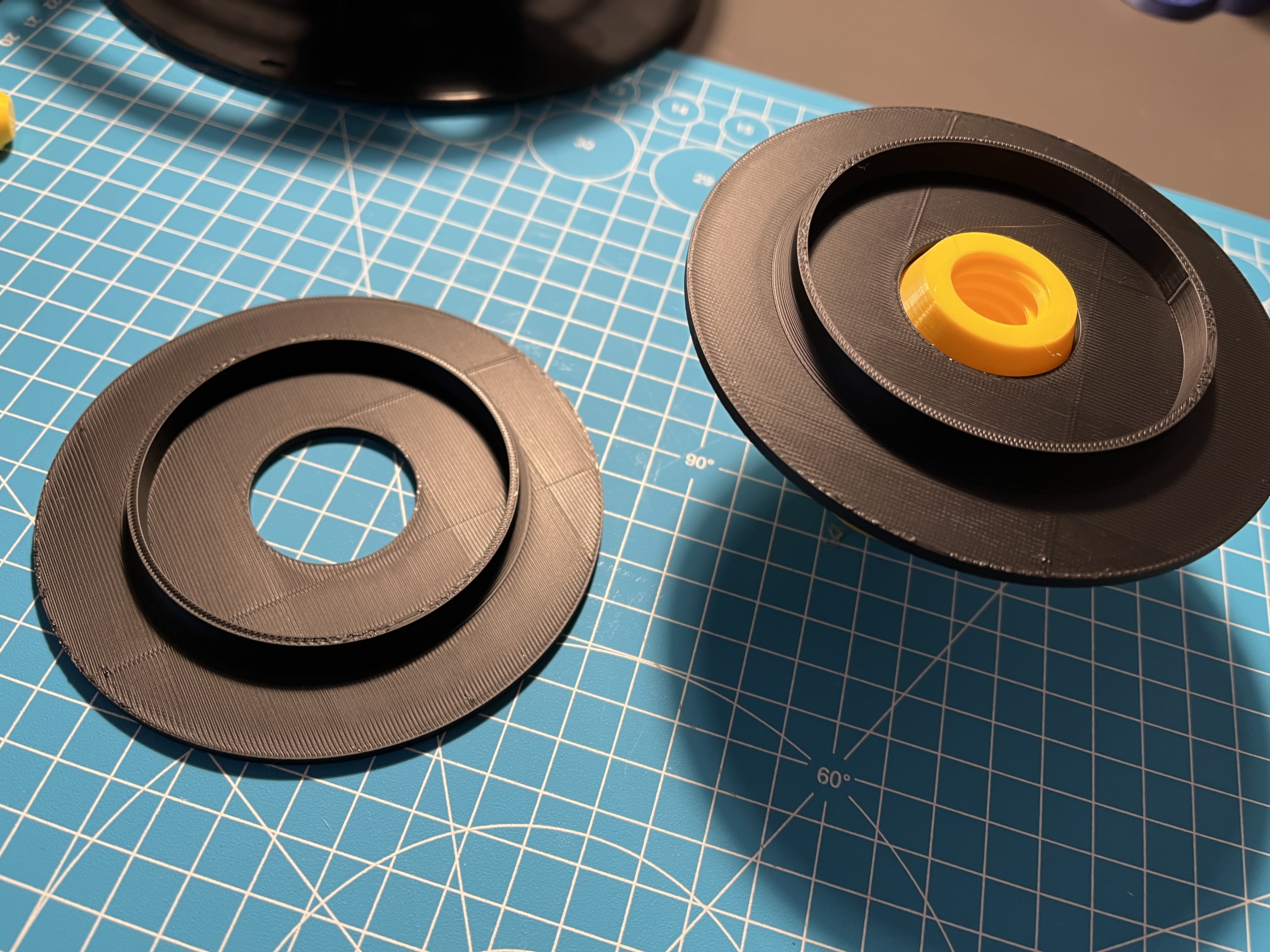 Spool centering disc for GIANTARM/GEETECH (74mm)