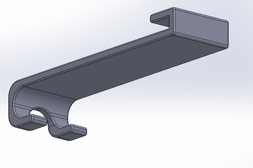Miniatura 2 do modelo 3D squeegee holder