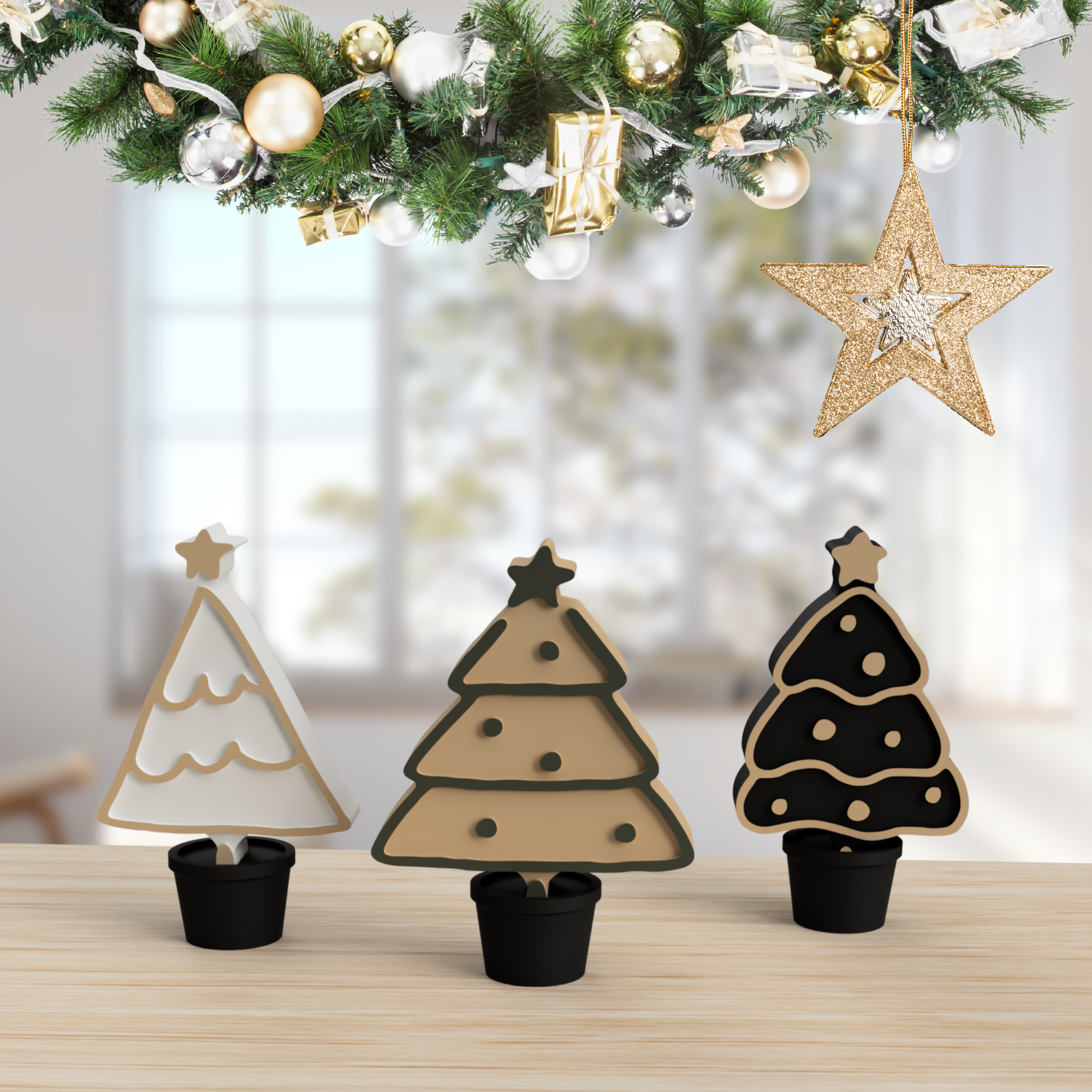 Cute Christmas Tree set