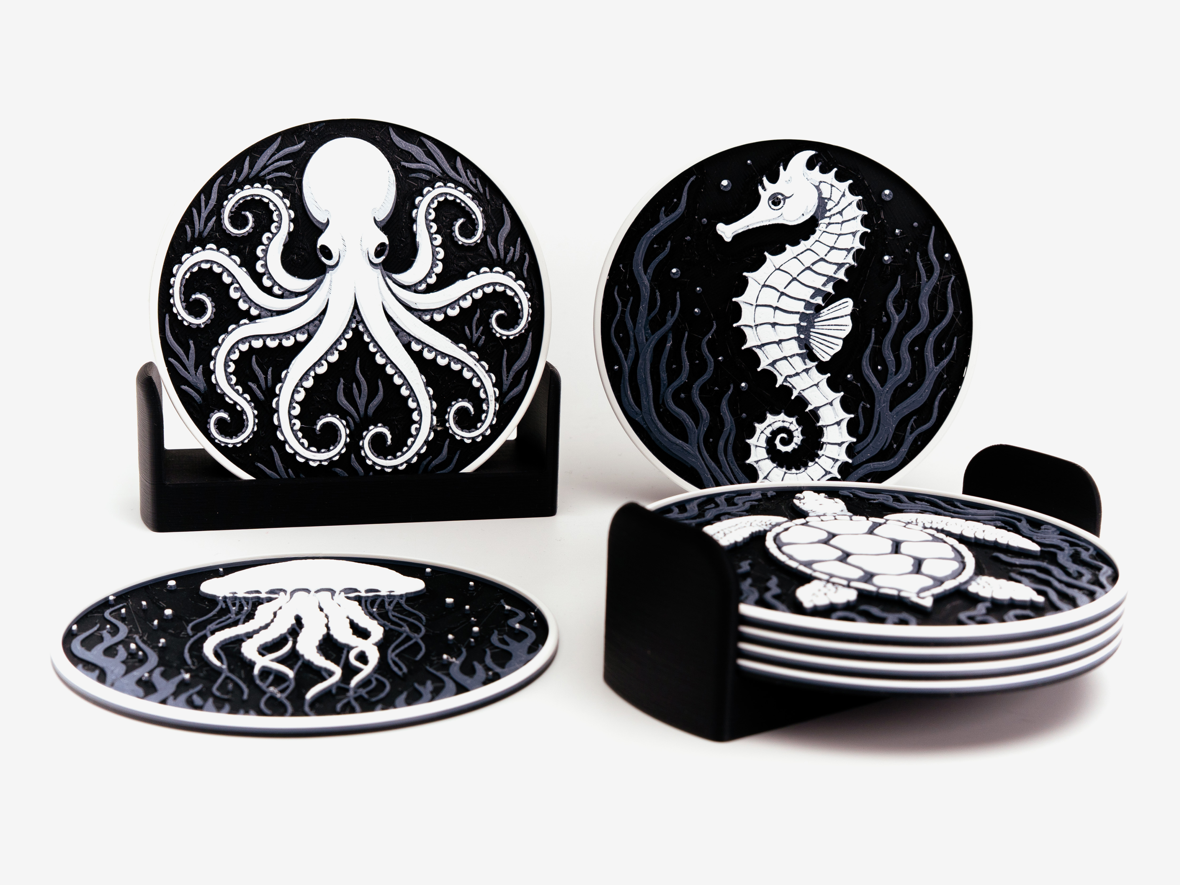 Ocean Wildlife Coasters — miniatura 2