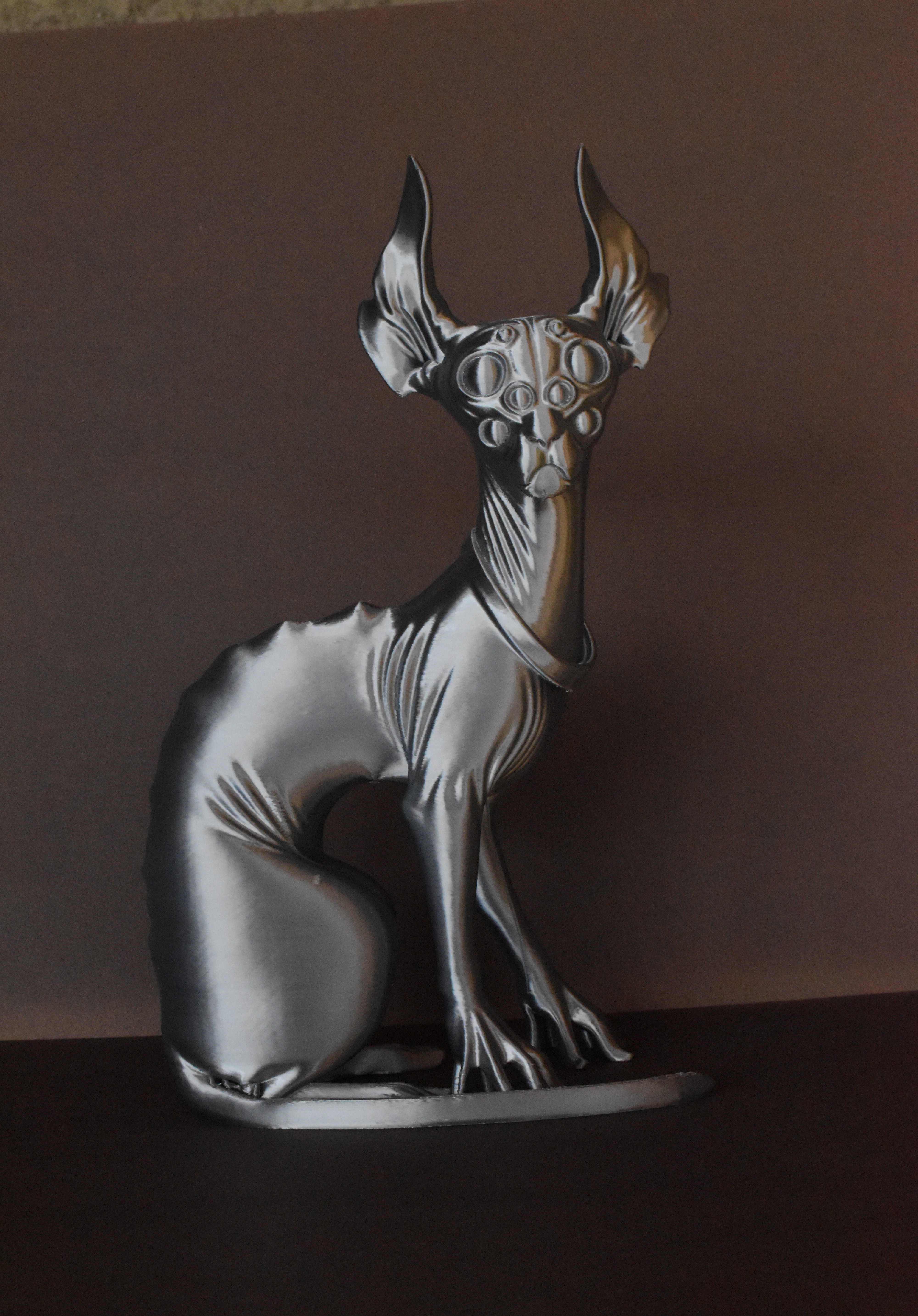 Miniatura 4 do modelo 3D alien cat