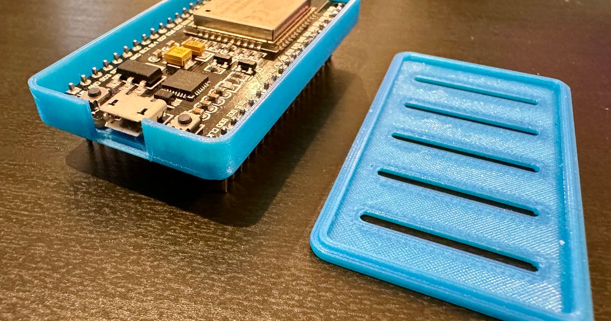 Basic ESP32 WROOM Case by skoops | Download free STL model | Printables.com