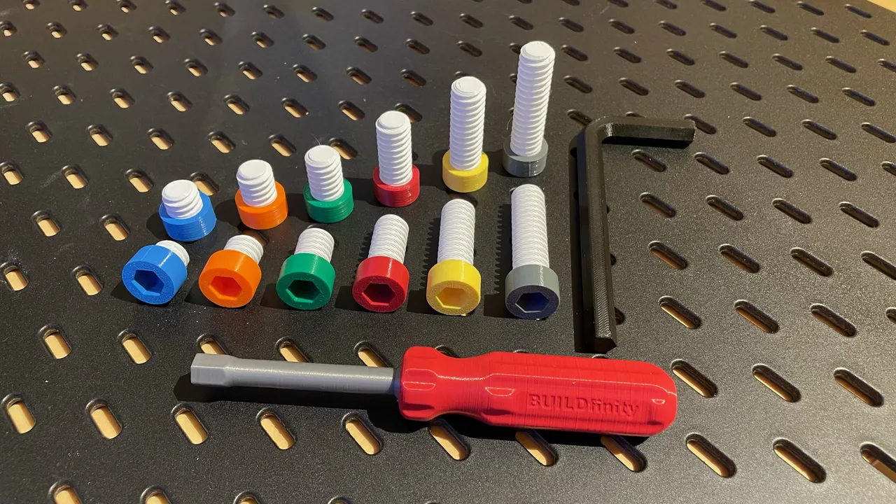 BUILDfinity Allen Screws Extension-Kit // Inbus-Schrauben Erweiterungs ...